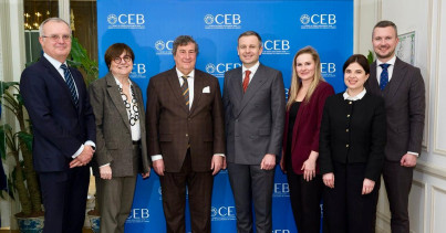 Сергій Марченко у Парижі обговорив з головою Банку розвитку Ради Європи Карло Монтічеллі нові проєкти для підтримки українців